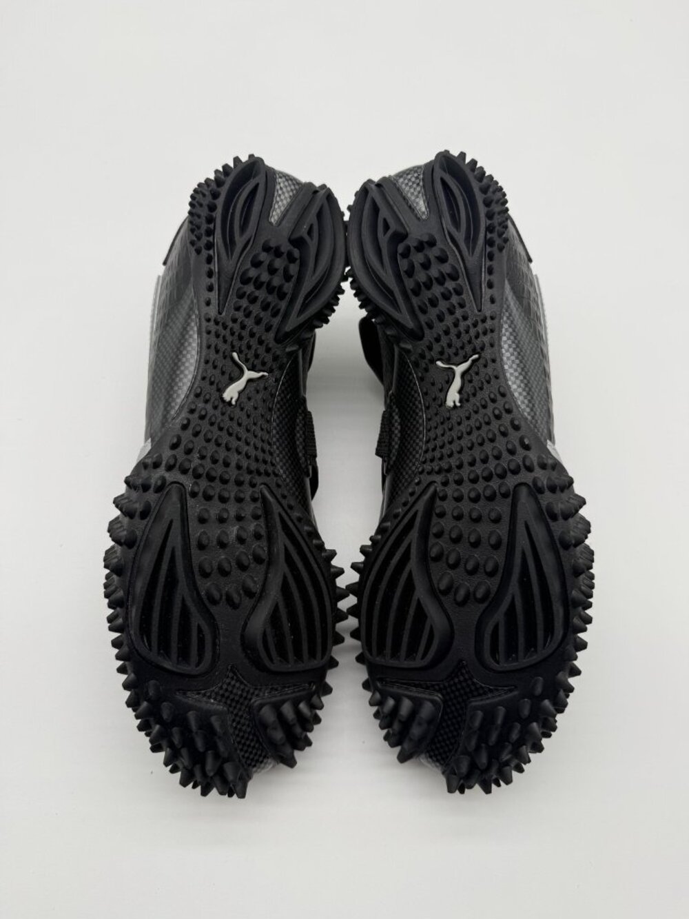 Puma X A$AP ASAP Rocky Mostro Men's Size 8.5 Black Silver Sneakers 404408-01 - Picture 8 of 9